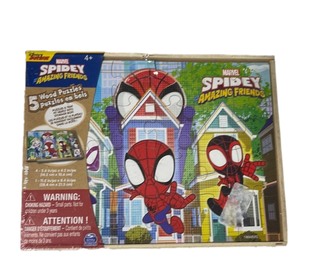 New Marvel Spidey wood puzzles